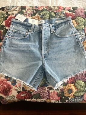 Citizens of Humanity Light Wash Denim Cutoff Shorts Annabelle long short NWT